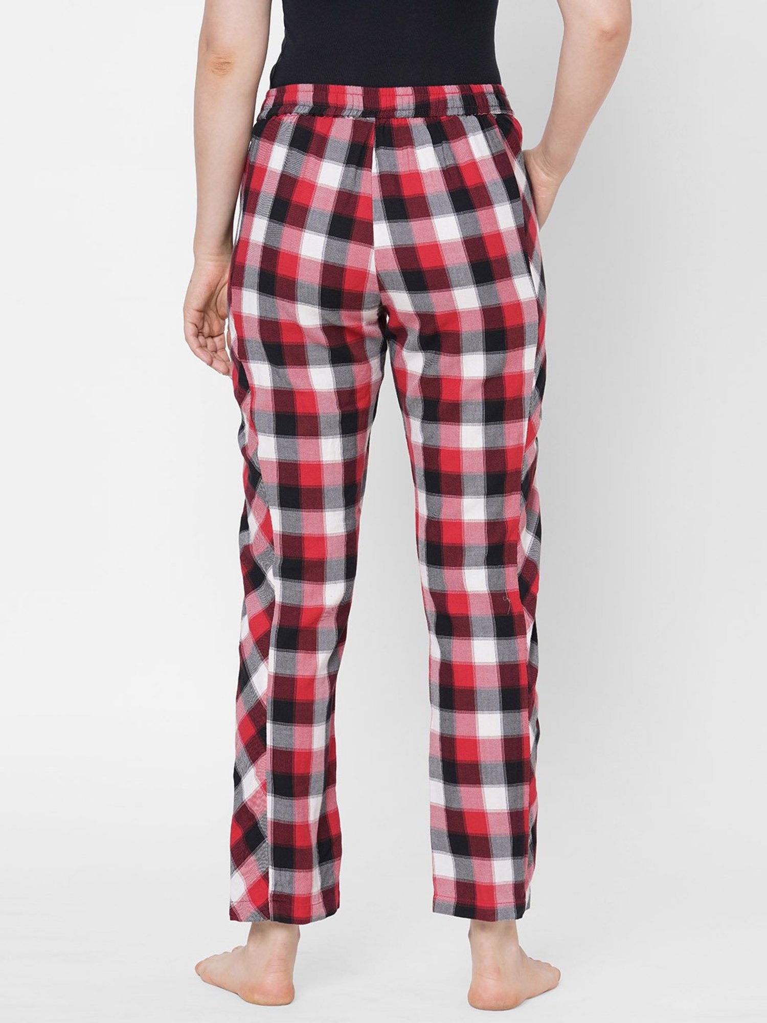Mystere Paris Red & Black Checks Pyjamas
