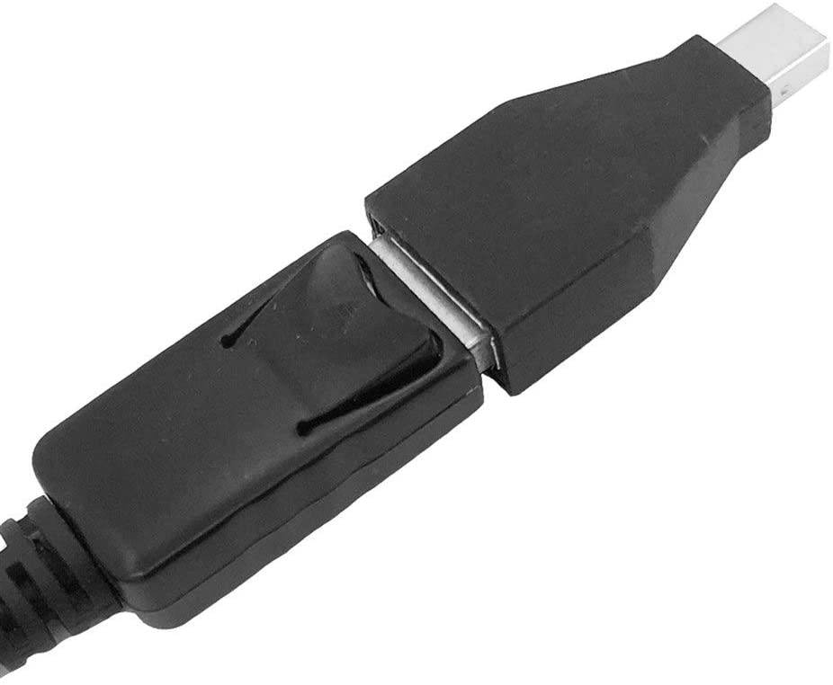 XINGLAI 4k/60hz Mini Dp to DP Cable Adapter 2560X1600/144hz Mini Dp to Displayport for Apple MacBook Pro Air (Length : Cable Adapter)