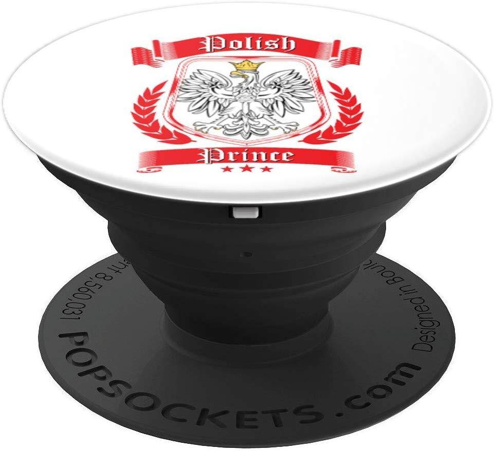 Polish Prince Poland Dyngus Day Eagle Red White Son Boy Kids PopSockets Grip and Stand for Phones and Tablets