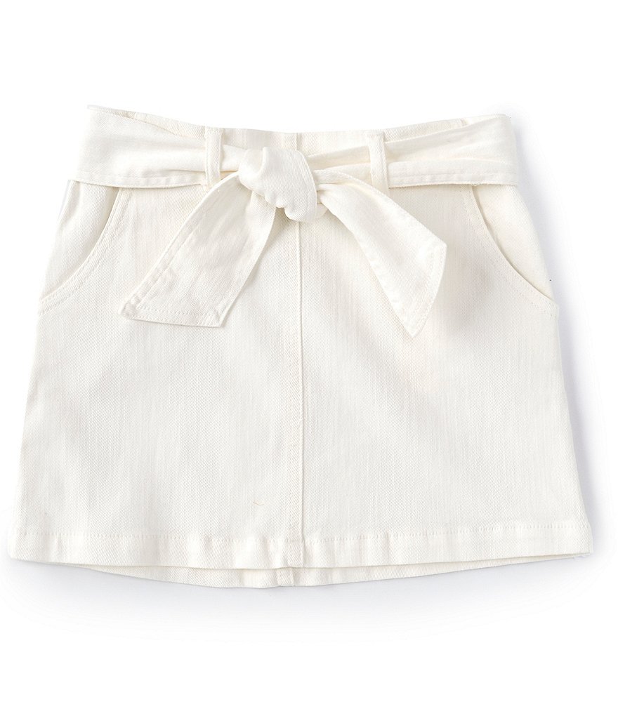 GB GB Girls Big Girls 7-16 Tie-Front Denim Skirt