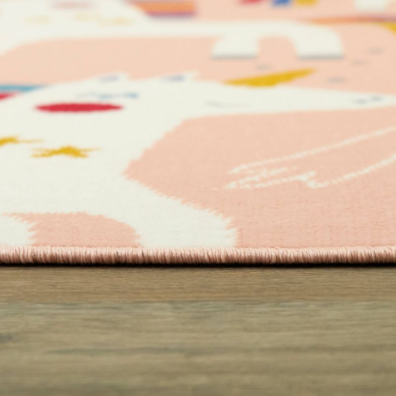 4'1"x5'6" Unicorn Pink Rug - Balta Rugs