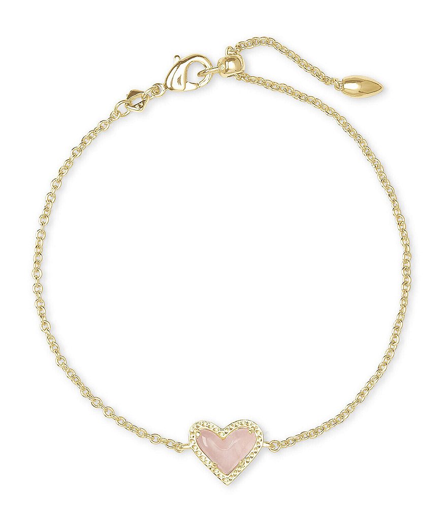 Kendra Scott Ari Heart Gold Chain Bracelet