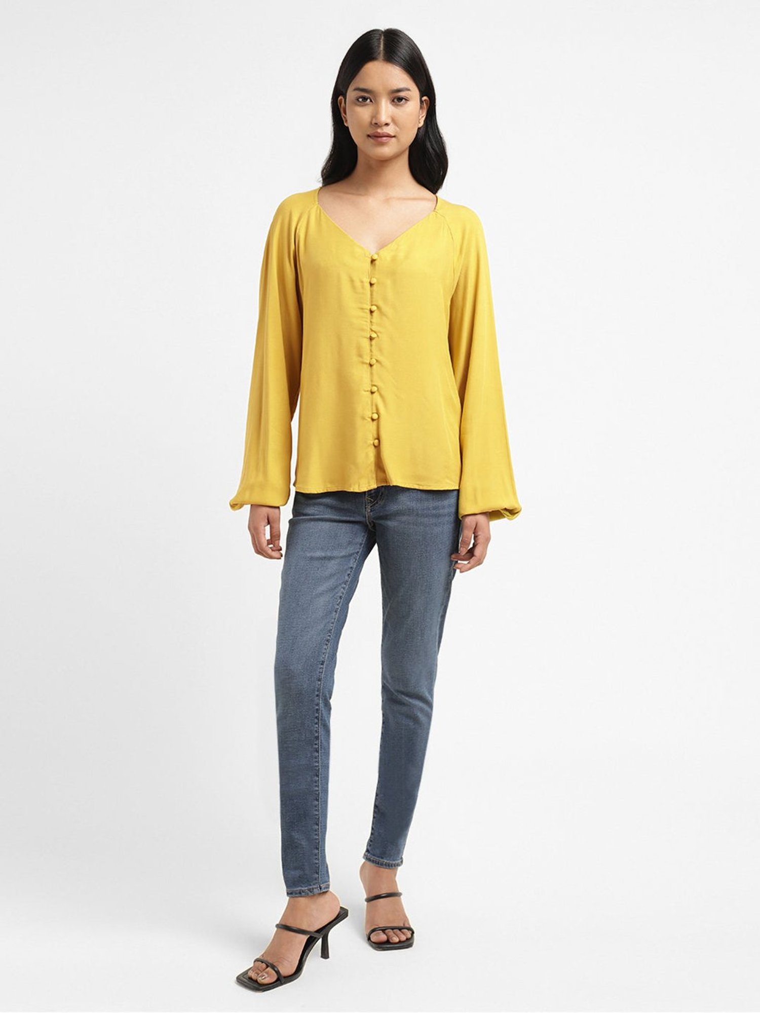 Levi's Mustard Regular Fit Top