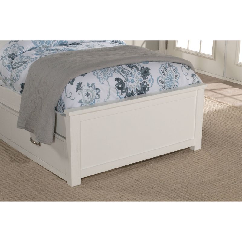 Kids' Twin Highlands Bookcase Bed with Storage Unit White - Hillsdale Furniture