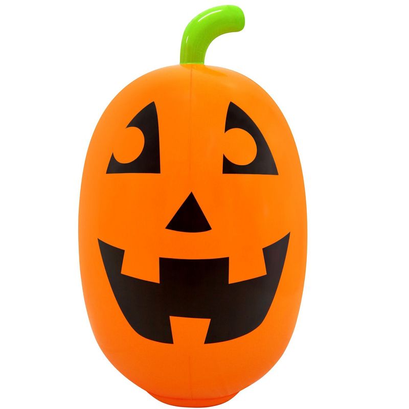 Occasions 3.5' Tall PVC Inflatable Pumpkin, 3.5 ft Tall, Orange