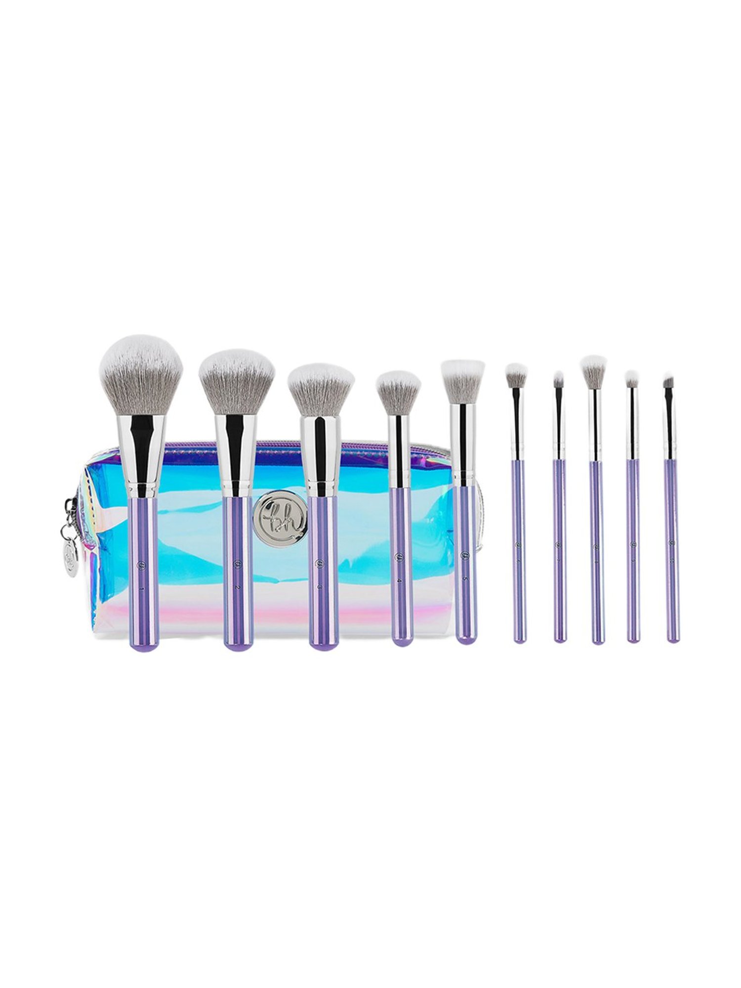BH Cosmetics Hello Holo Brush Set with Bag
