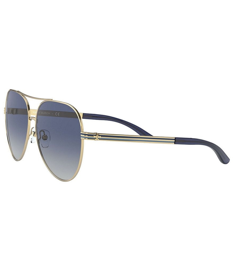 Tory Burch Women's Aviator 59mm Sunglasses