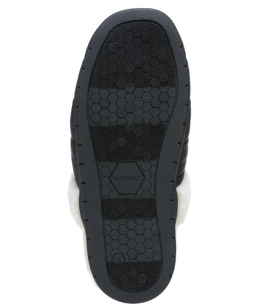 Vionic Josephine Faux Fur Lined Slide-On Slippers