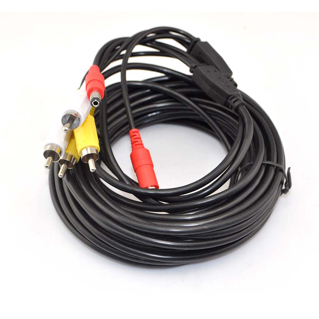 iKKEGOL 10M 33ft BNC CCTV Camera 12V Powered Video Extension Cable for DVR Security Camera