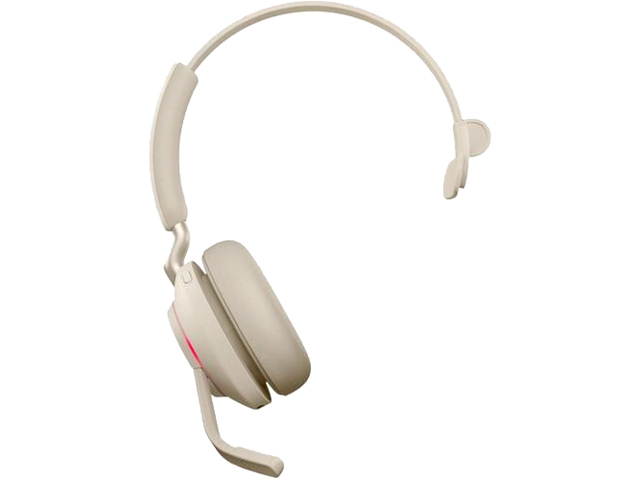 Jabra Evolve2 65 - USB-C MS Teams Mono Single Ear Headset - Beige
