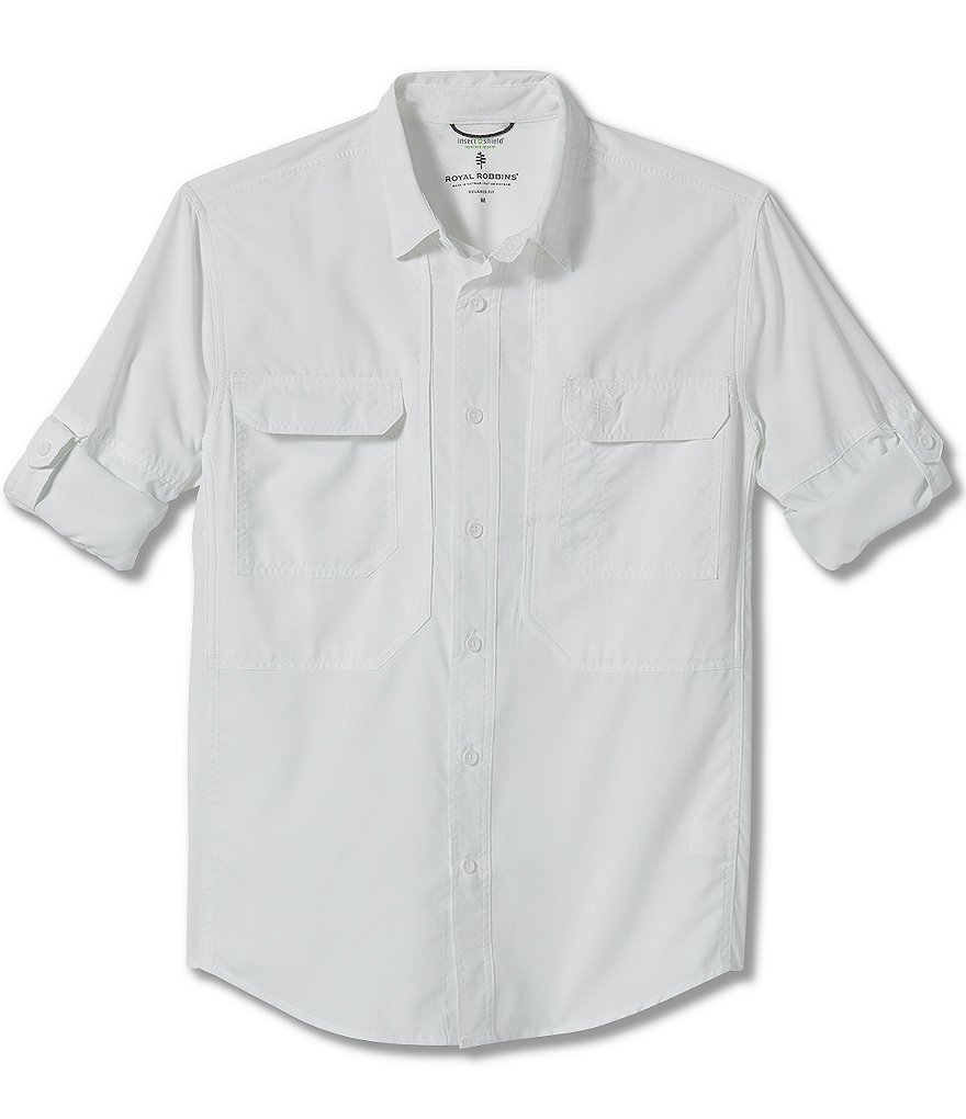 Royal Robbins Bug Bar Expedition Performance Long-Sleeve Woven Shirt