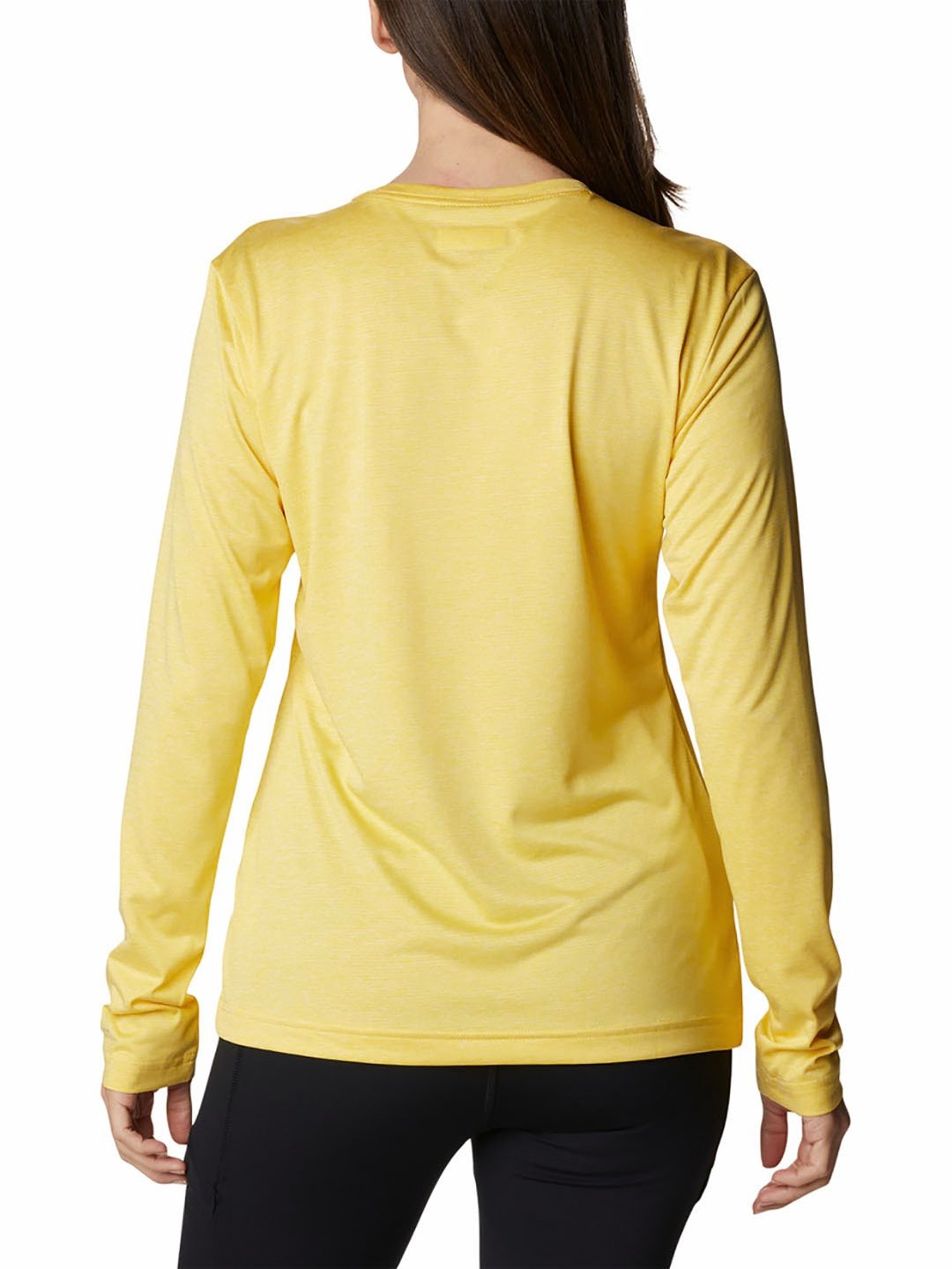 Columbia Yellow Round Neck T-Shirt