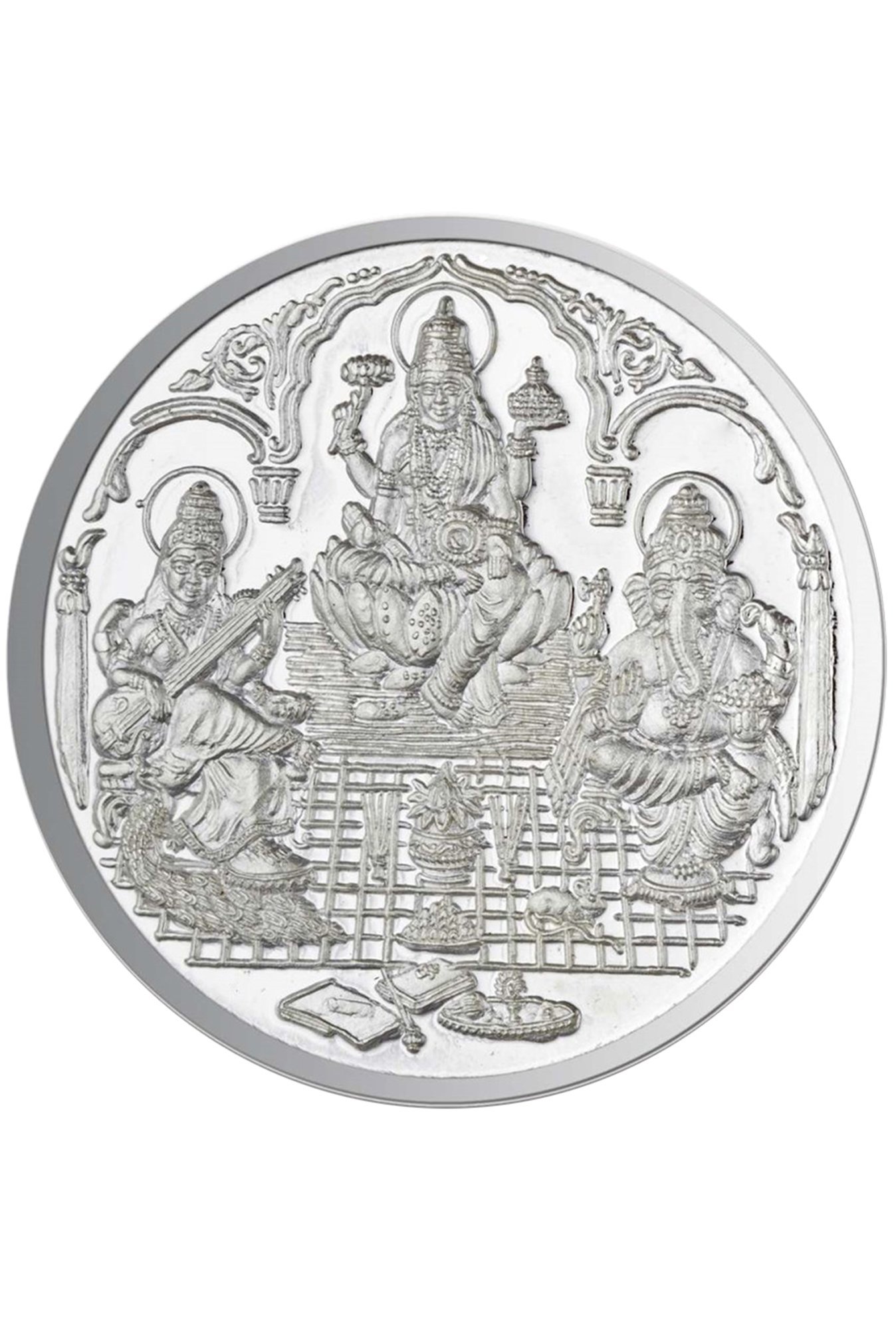 Taraash Ganpati 999 10gm Silver Coin
