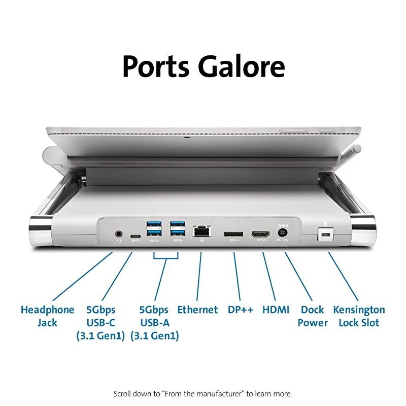 SD7000 Surface Pro Docking Station with Dual 4K Video Output (K62917NA)