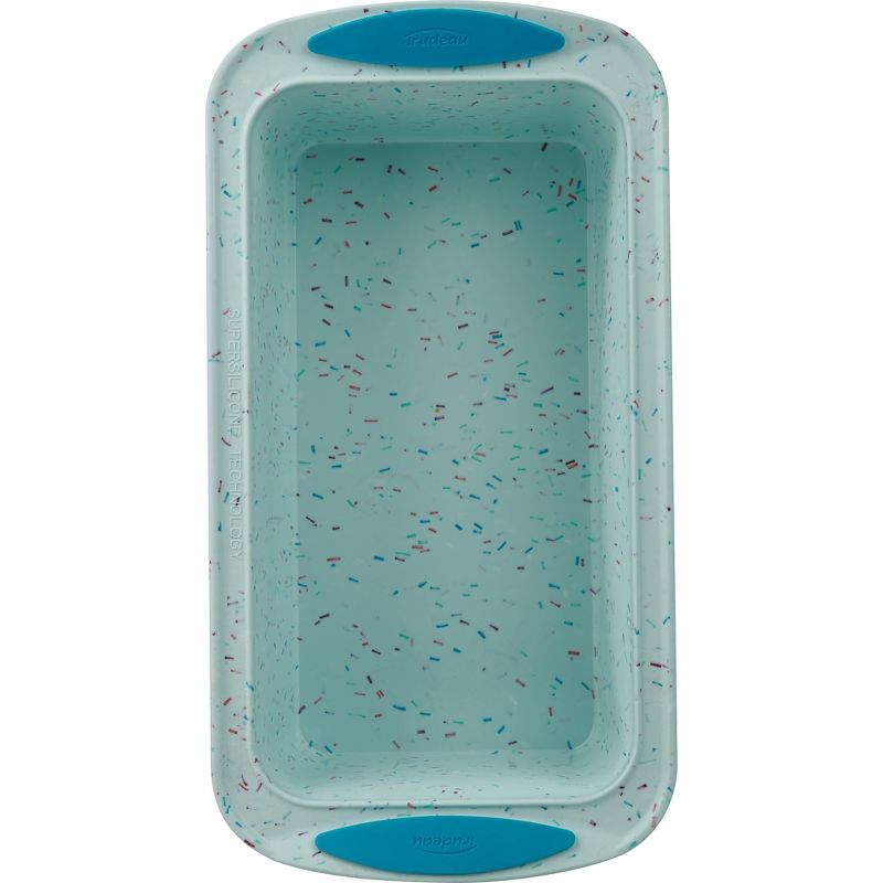 Trudeau Loaf Pan Confetti Blue 8.5" x 4.5"