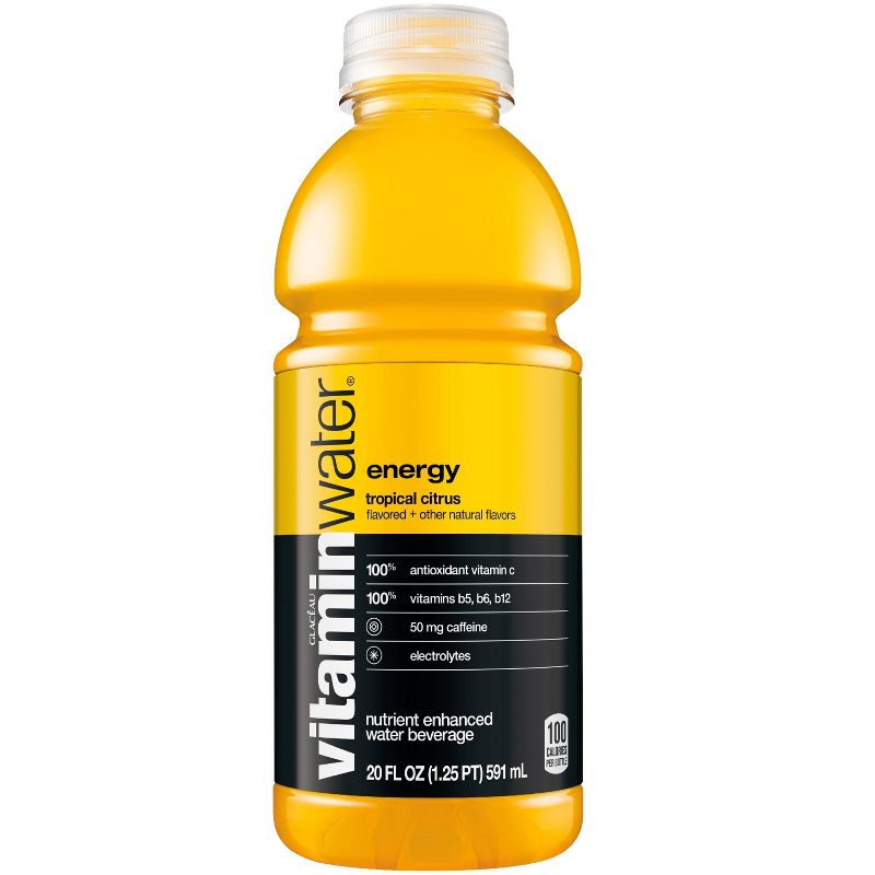 vitaminwater energy tropical citrus - 20 fl oz Bottle