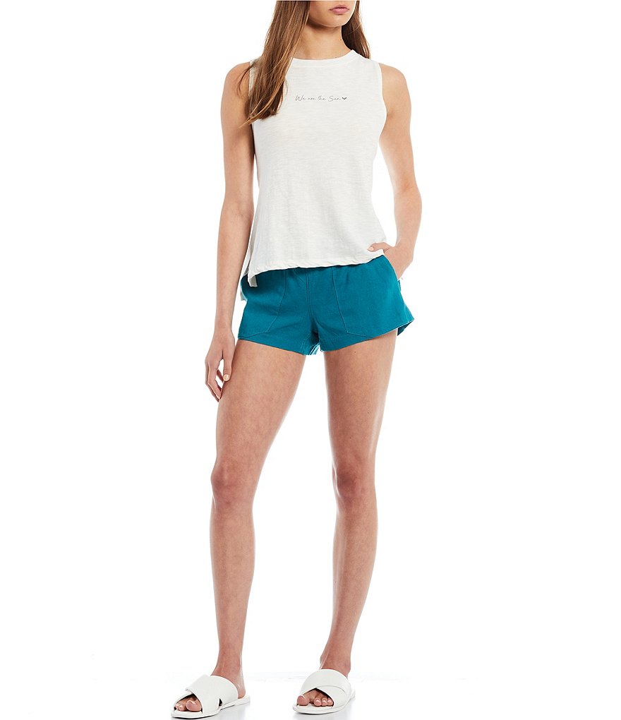 Roxy Sleeveless Sun Sun Sun Graphic Tee