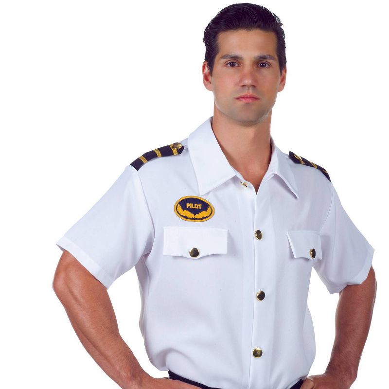Adult Pilot Shirt Halloween Costume XL