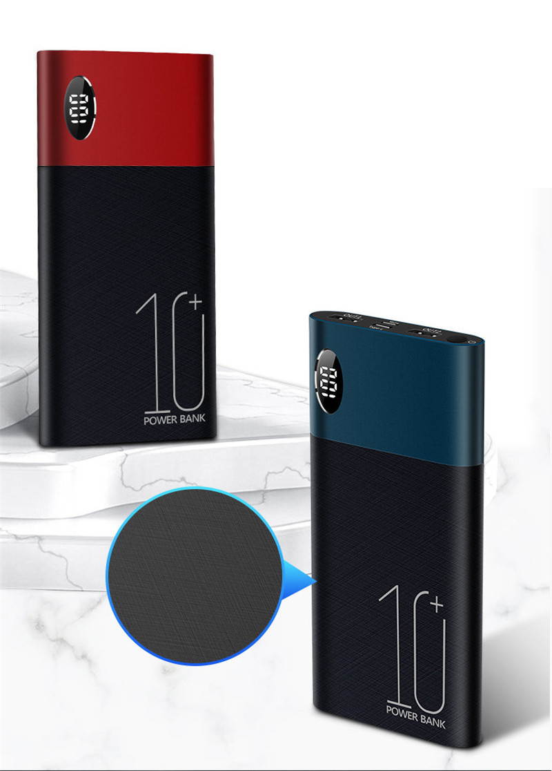 8000mAh Power Bank Dual USB Output Portable Charger Powerbank Mini Charging Power Bank Travel External Mobile Battery Pack