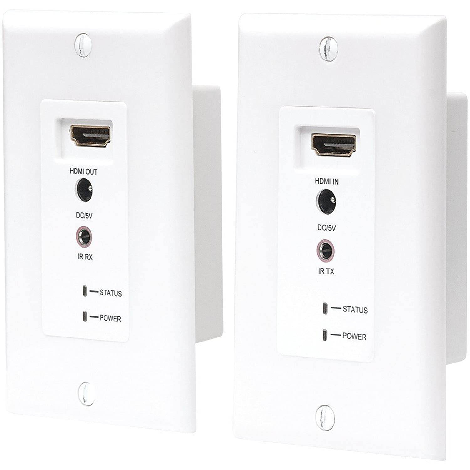 Manhattan HDMI Over Cat5e/Cat6 Extender Wallplate Kit