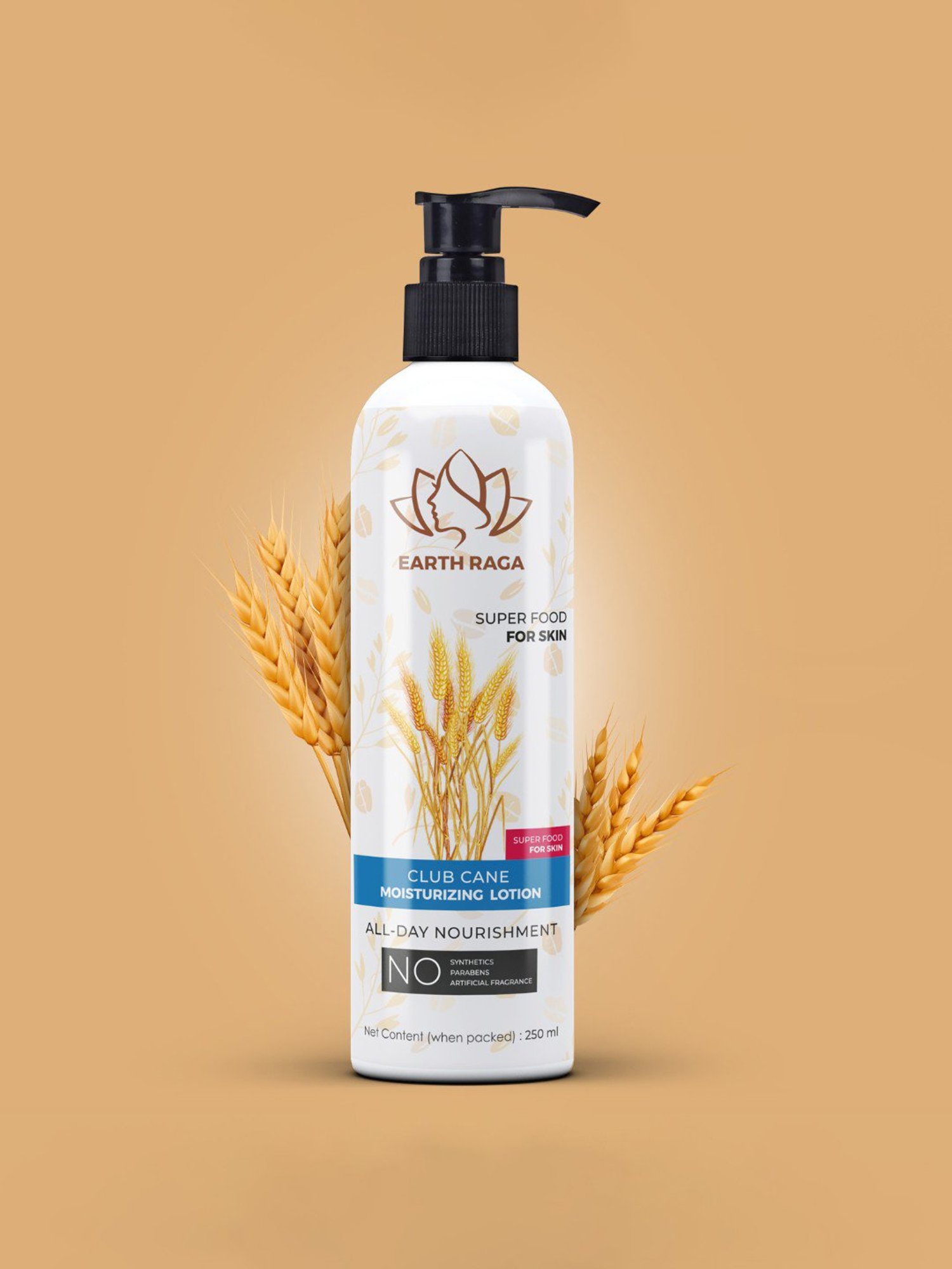 Earthraga Club Cane Body Lotion - 250 ml