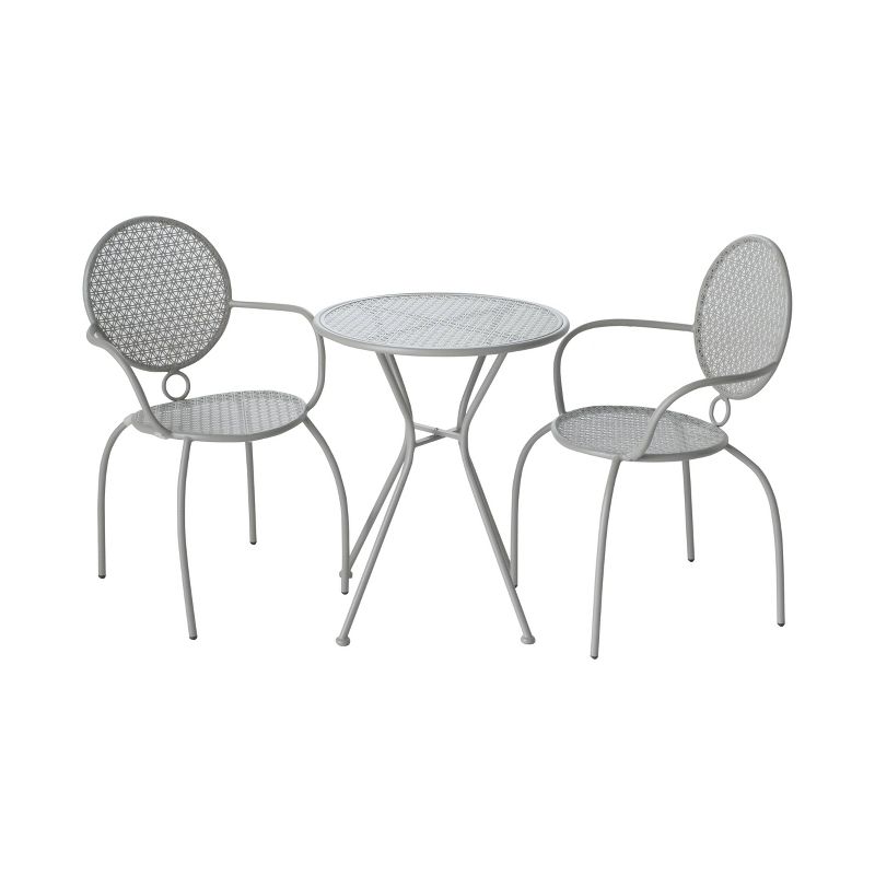3pc Ludwig Folding Bistro Set - Royal Garden