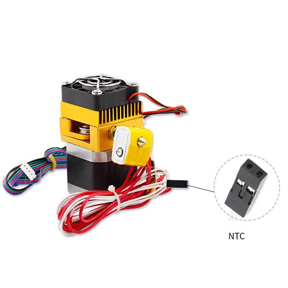 Extrusion MK8 Nozzle Durable J- Extruder Metal 12V Professional 3D Printers Parts Easy Operation