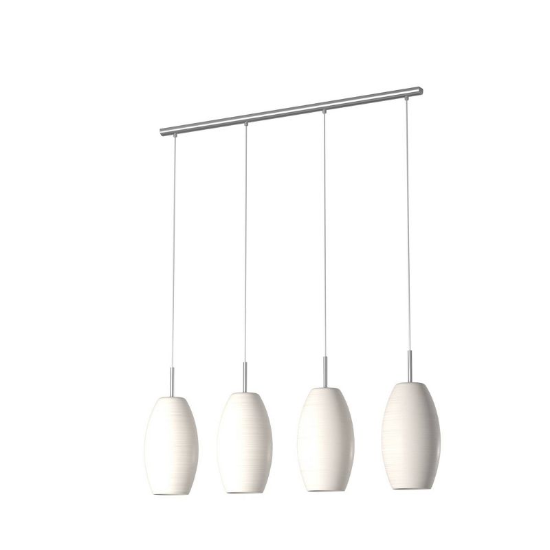 Batista 1 Multi Light Pendant Ceiling Light 39.5 " Matte Nickel - Eglo