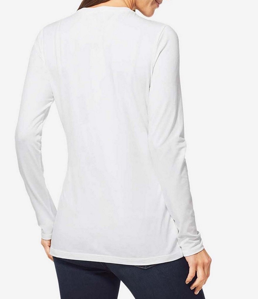 Tommy John Second Skin Pima Cotton Crew Neck Long Sleeve Lounge Tee