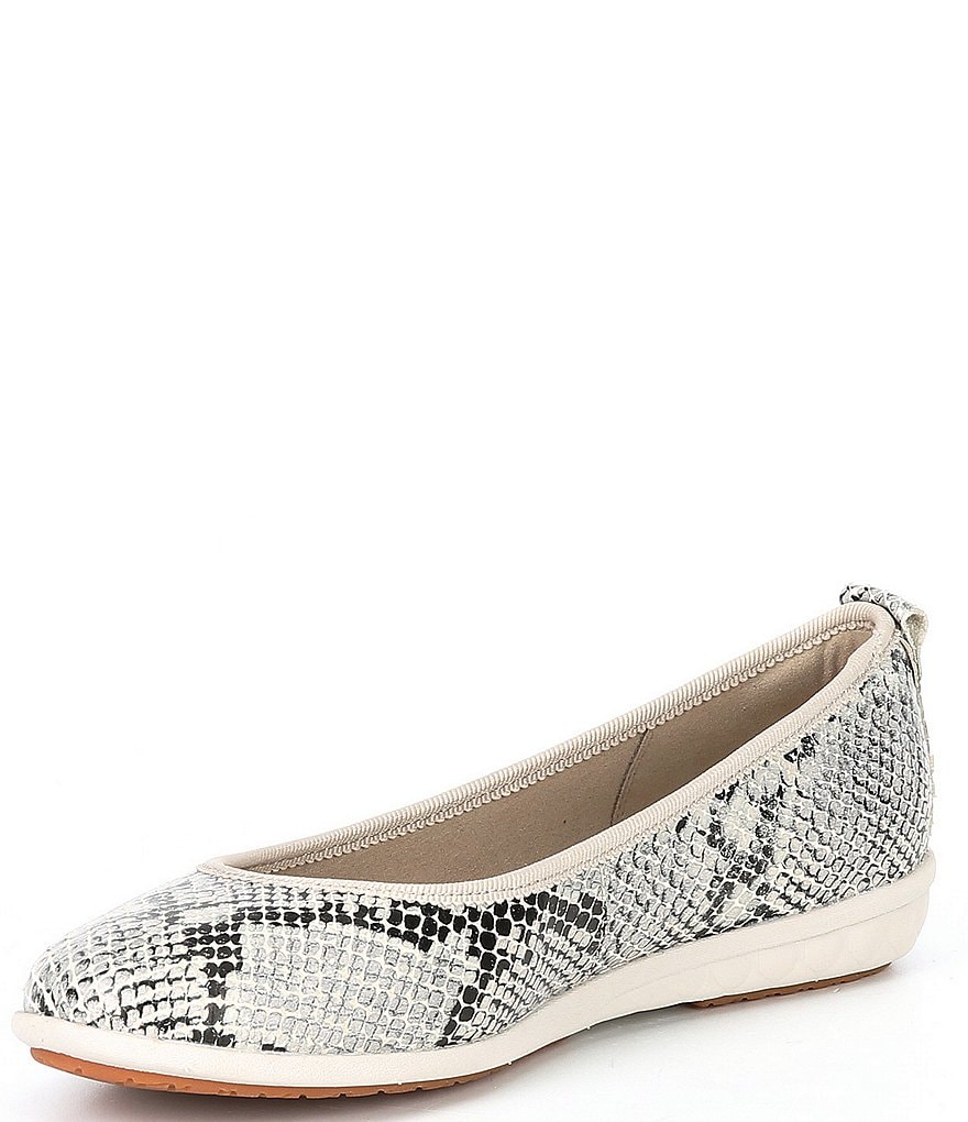 Timberland Women's Bradstreet Snake Print Ballet Flats