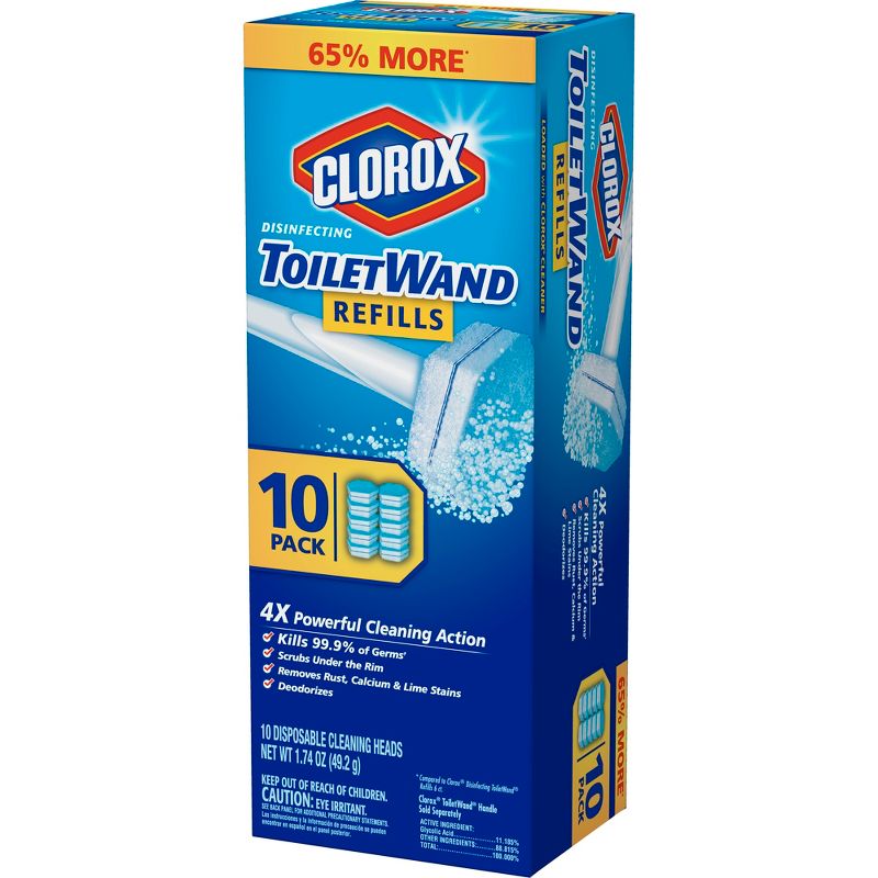 Clorox ToiletWand Disinfecting Refills Disposable Wand Heads - 10ct