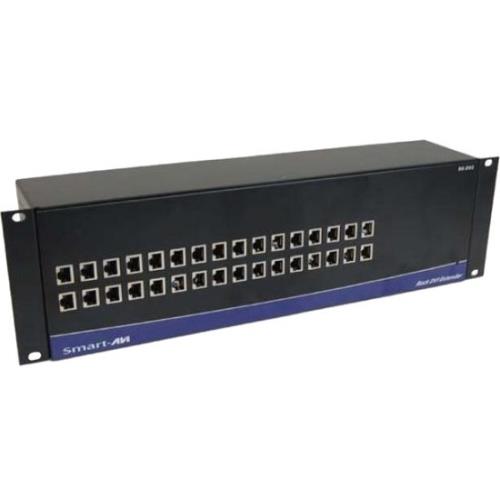Smart AVI - RK-DVS-TX4S - SmartAVI Powered Rack/Chassis with DVI-D 2-Port CAT6 STP Transmitter with Local Loop - 4 Input