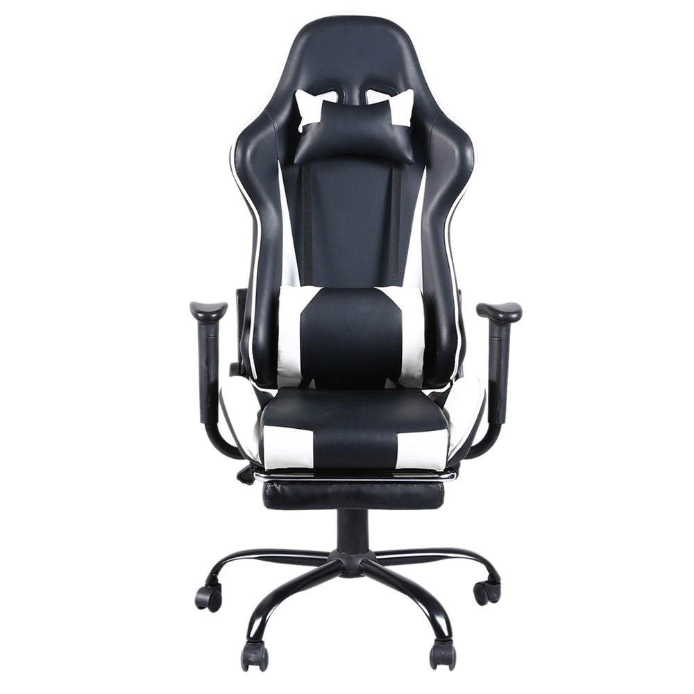 Video Gaming Chair with Headrest and Lumbar Cushion