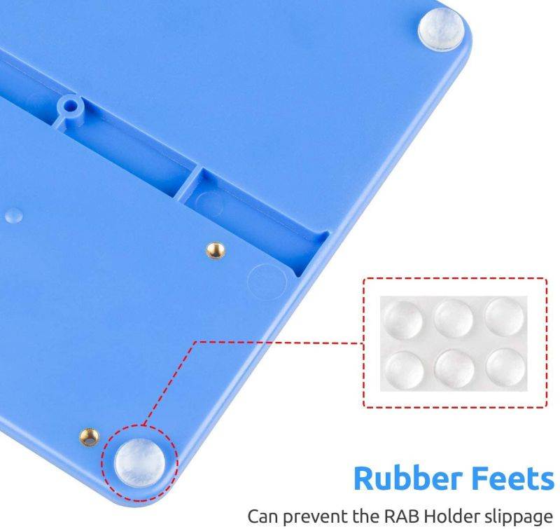 SunFounder RAB Holder Raspberry Pi Breadboard Holder 5 in 1 Base Plate with Rubber Feet with 120pcs Breadboard Jumper Wires