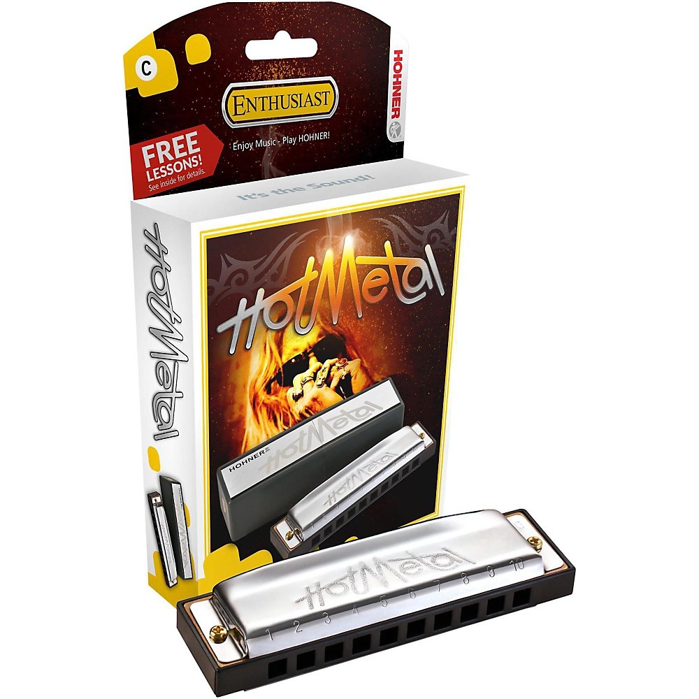 Hohner 572 Hot Metal Harmonica Bb