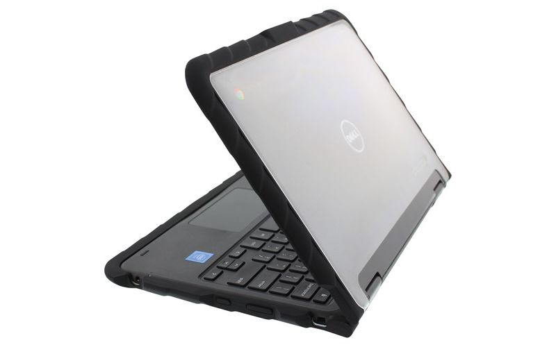 Gumdrop Dell 3190 2-in-1 Case for 11-inch Chromebook and Latitude Models - For Dell Chromebook, Notebook - Black, Clear