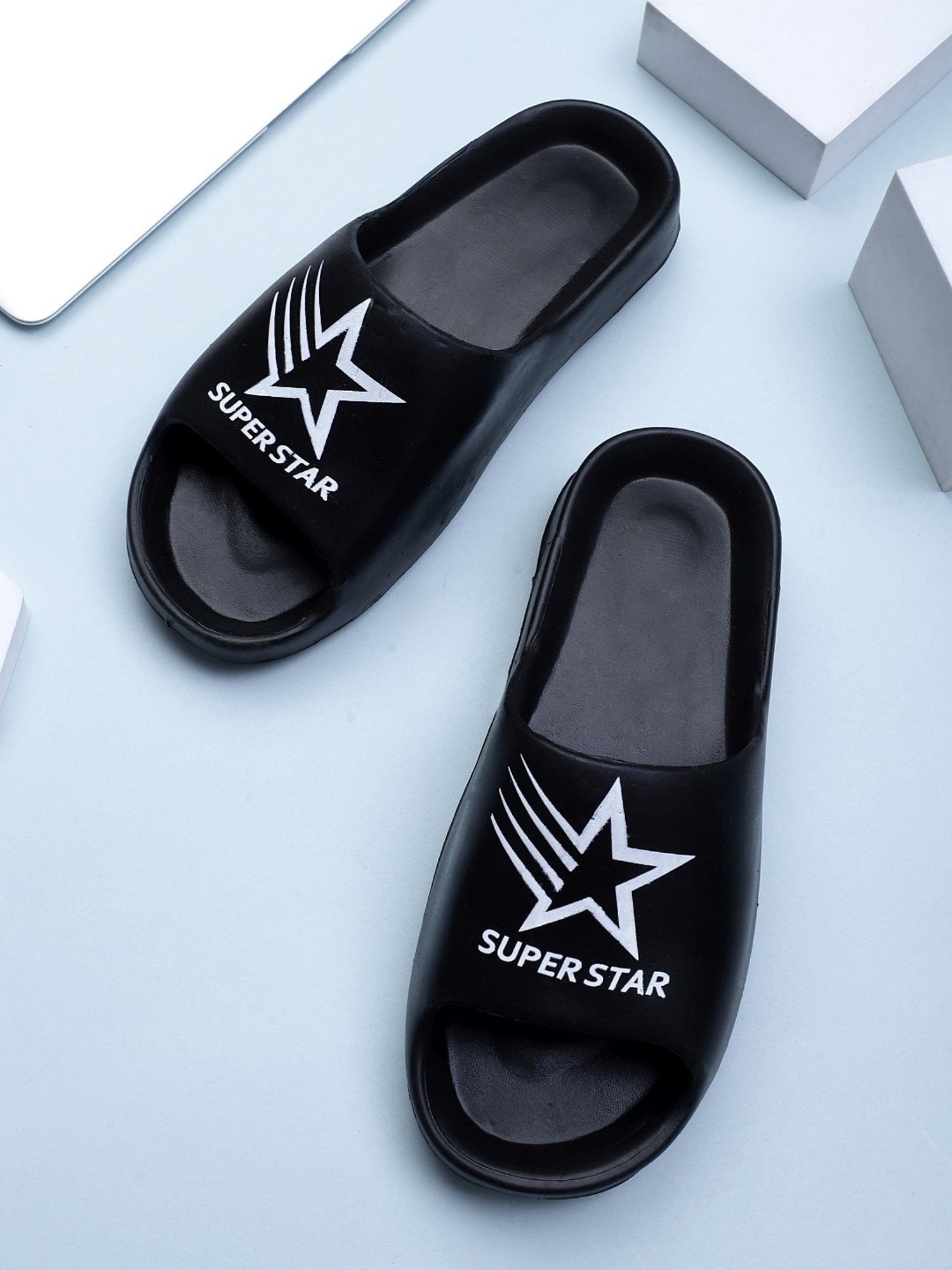 Pampy Angel Men's Black Slides