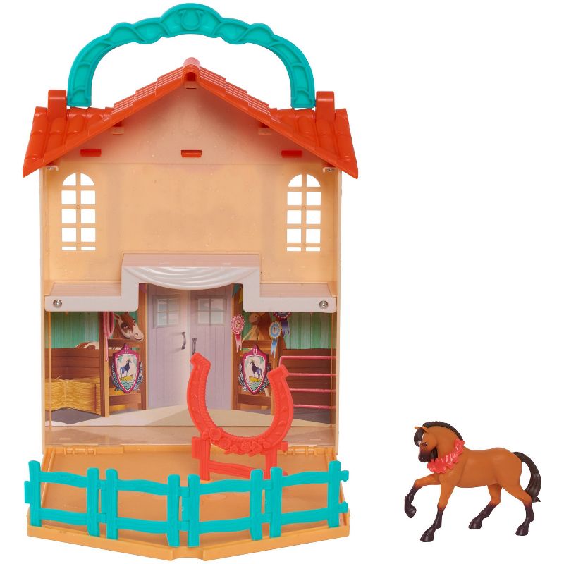 Spirit Riding Free Stow 'n Go Barn Playset