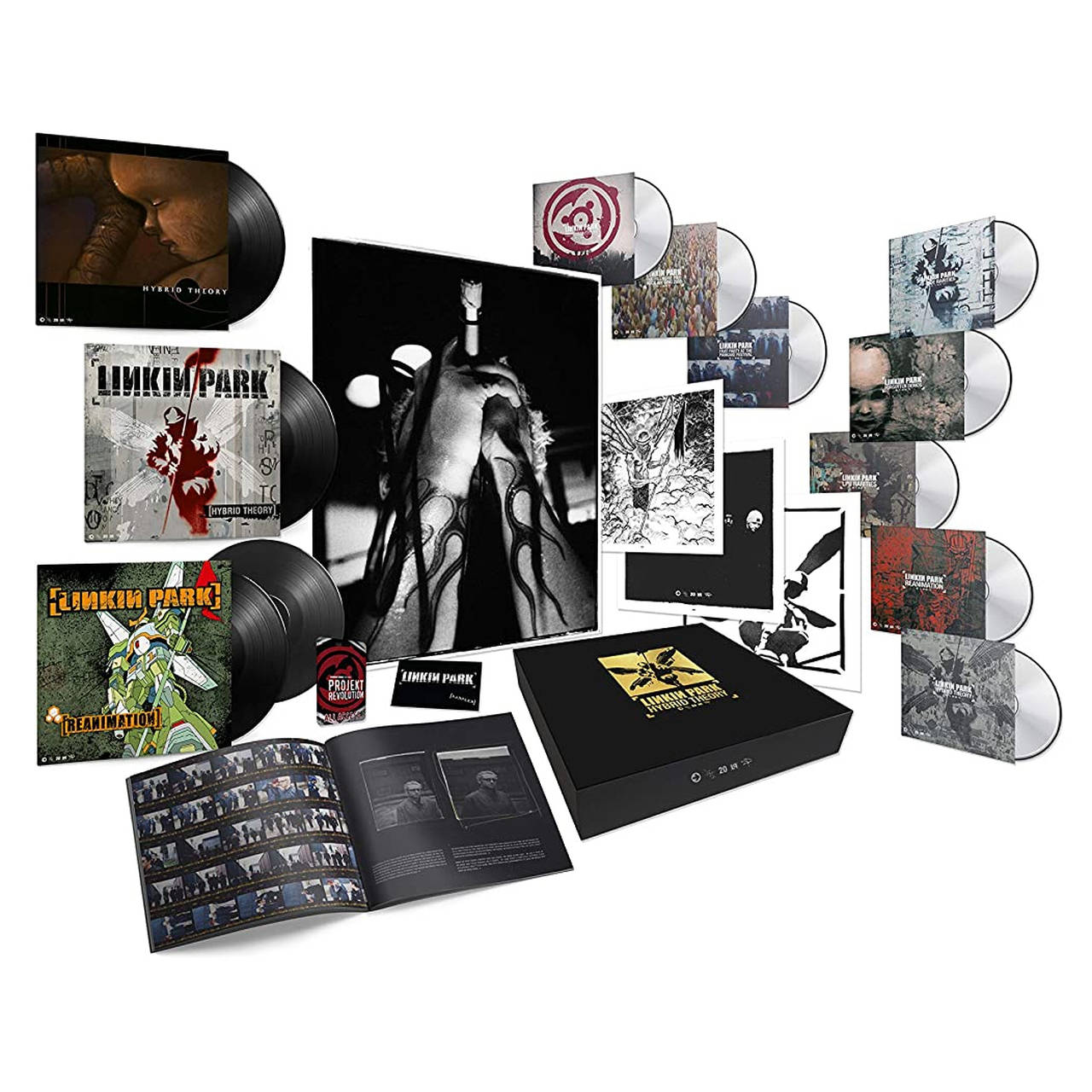 Linkin Park Hybrid Theory 20th Anniversary Super Deluxe 3LP, 5CD, 3DVD & Book Box Set (Vinyl)