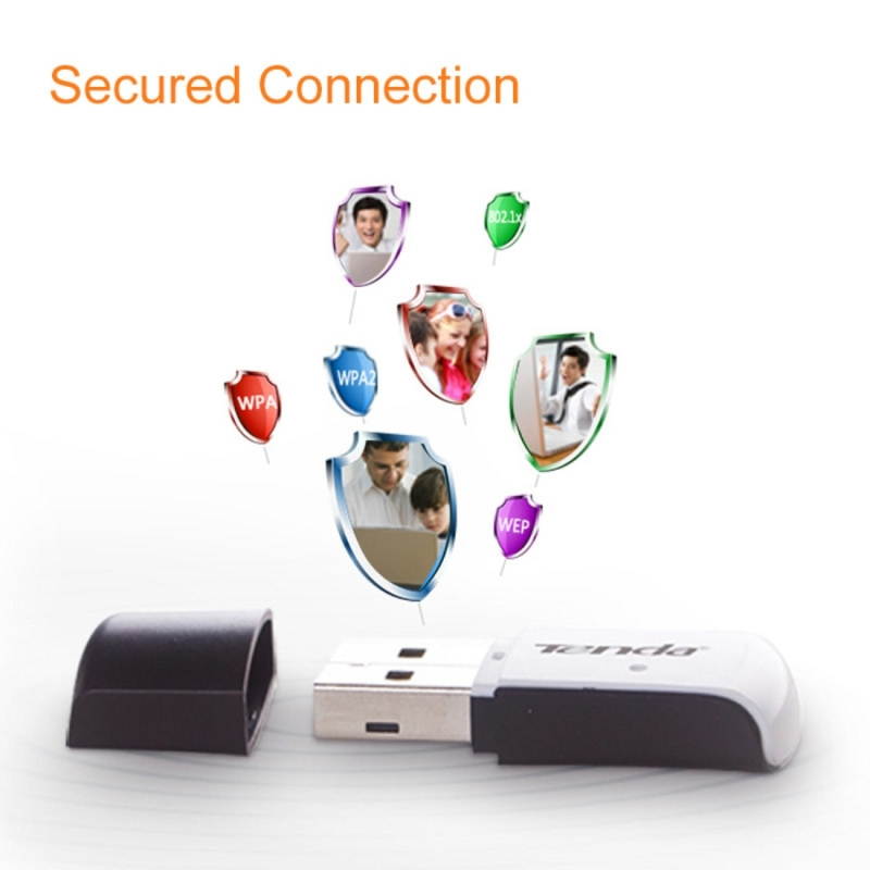 Tenda W311M USB Stick Adapter 2.4GHz 150Mbps WiFi Wireless Modem