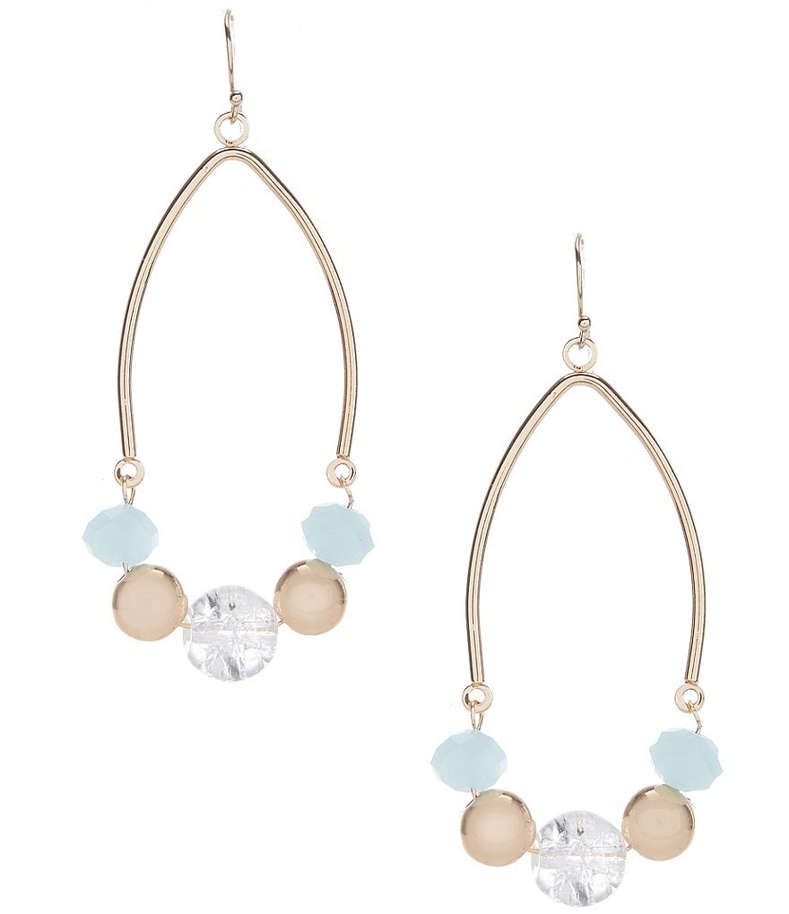 Beaded Teardrop Earrings