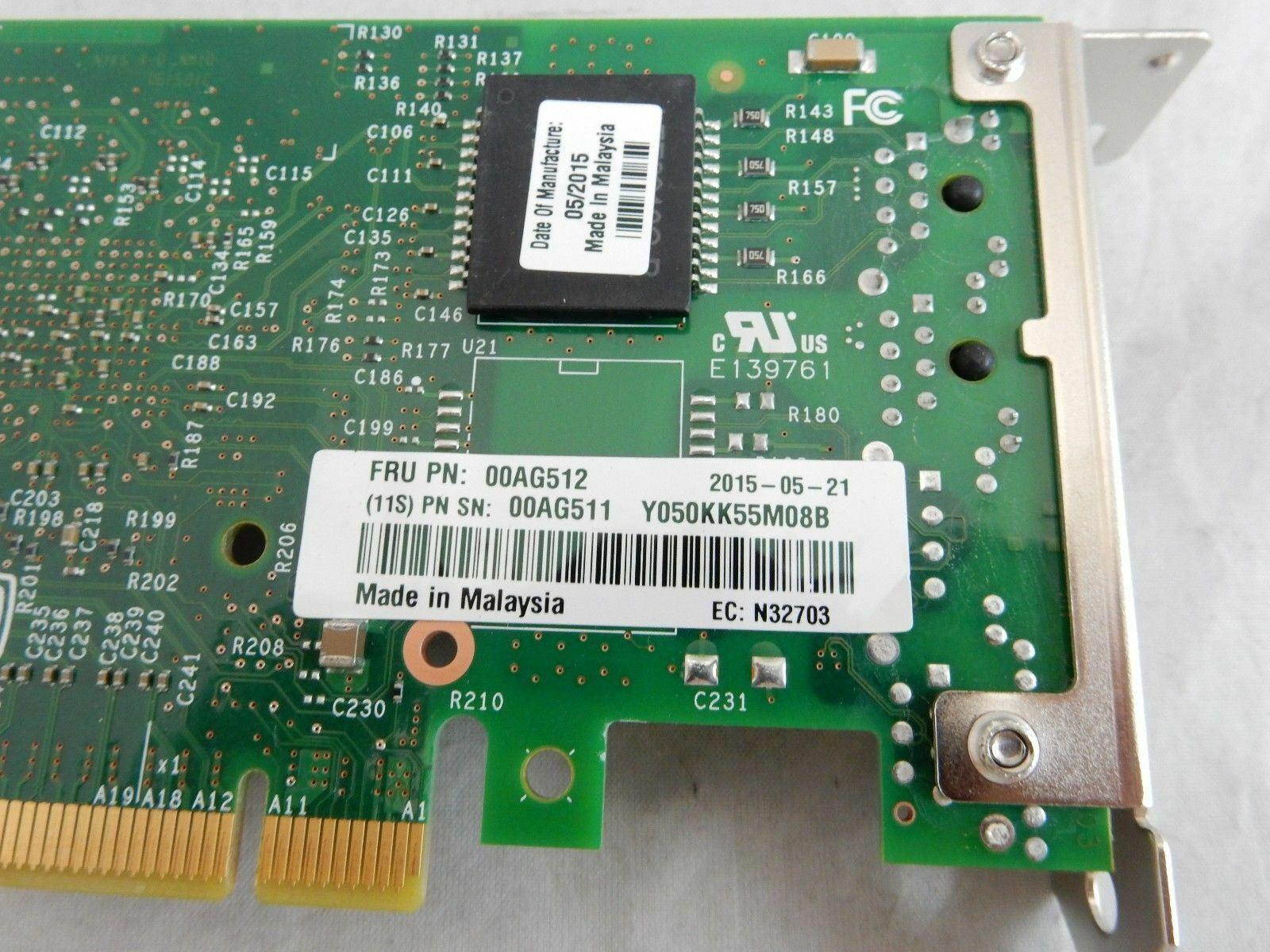 LENOVO IBM 00AG512 INTEL I350-T2 2XGBE BASE-T ADAPTER SYSTEM X ZZ