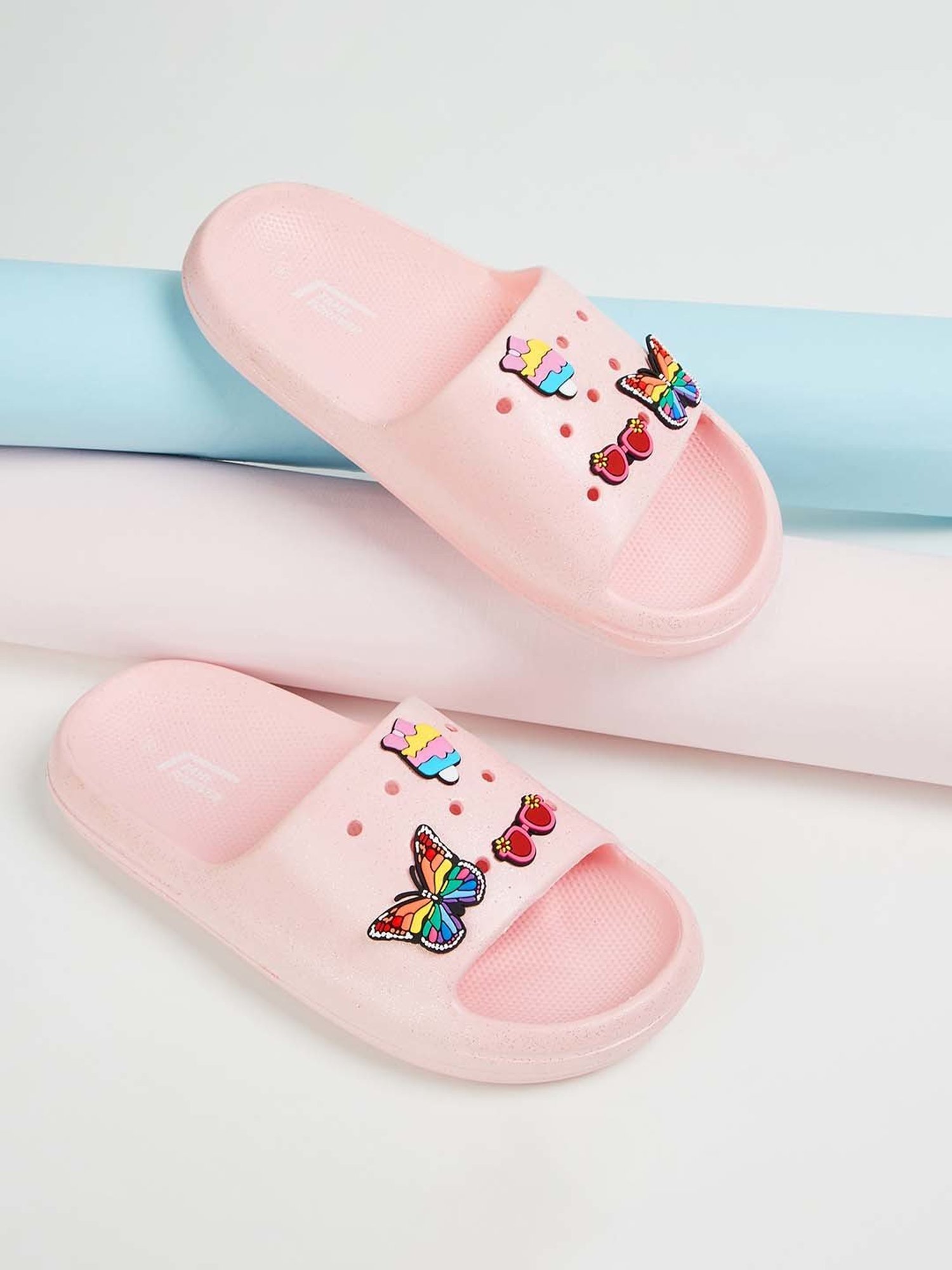 Fame Forever by Lifestyle Kids Pink Casual Slides