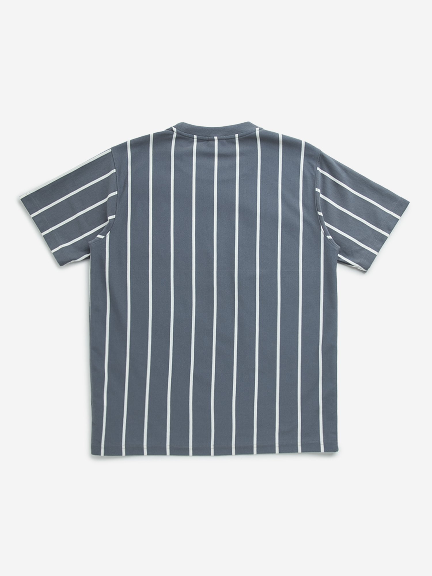 Y&F Kids by Westside Dark Grey Stripe Pattern T-Shirt