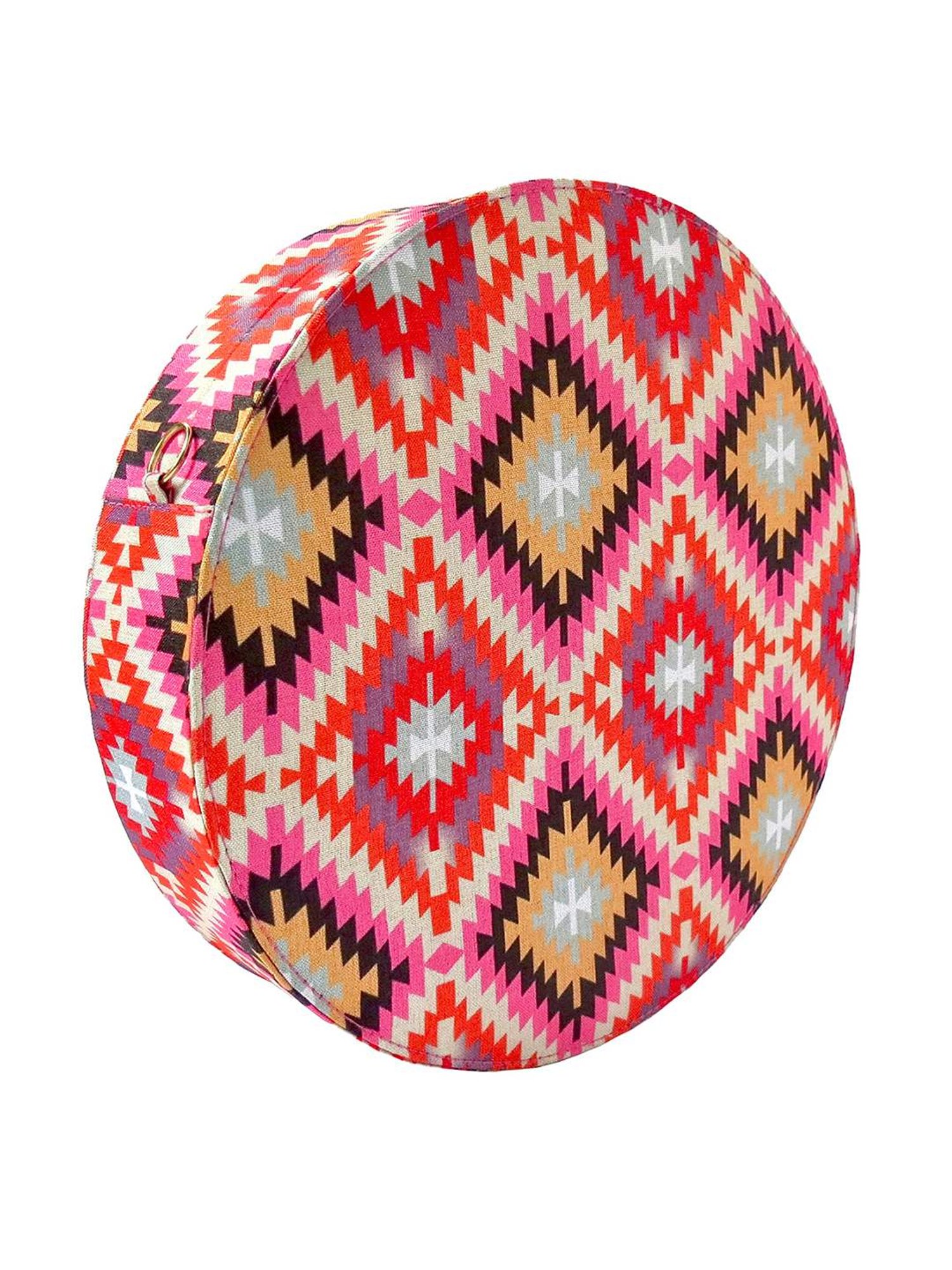 Tarini Nirula Pink & Red Silk Clutch