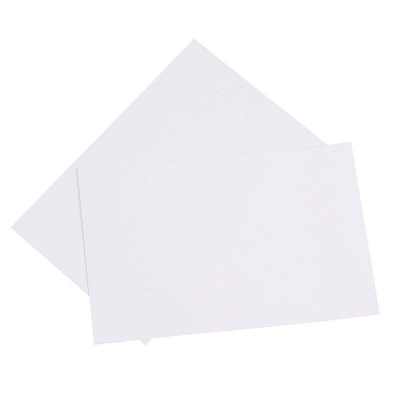 Best Paper Greetings 100-Sheet 200 Postcards White Jumbo Blank Greeting Post Cards Note Cards for All Occasions 8.5x5.5in