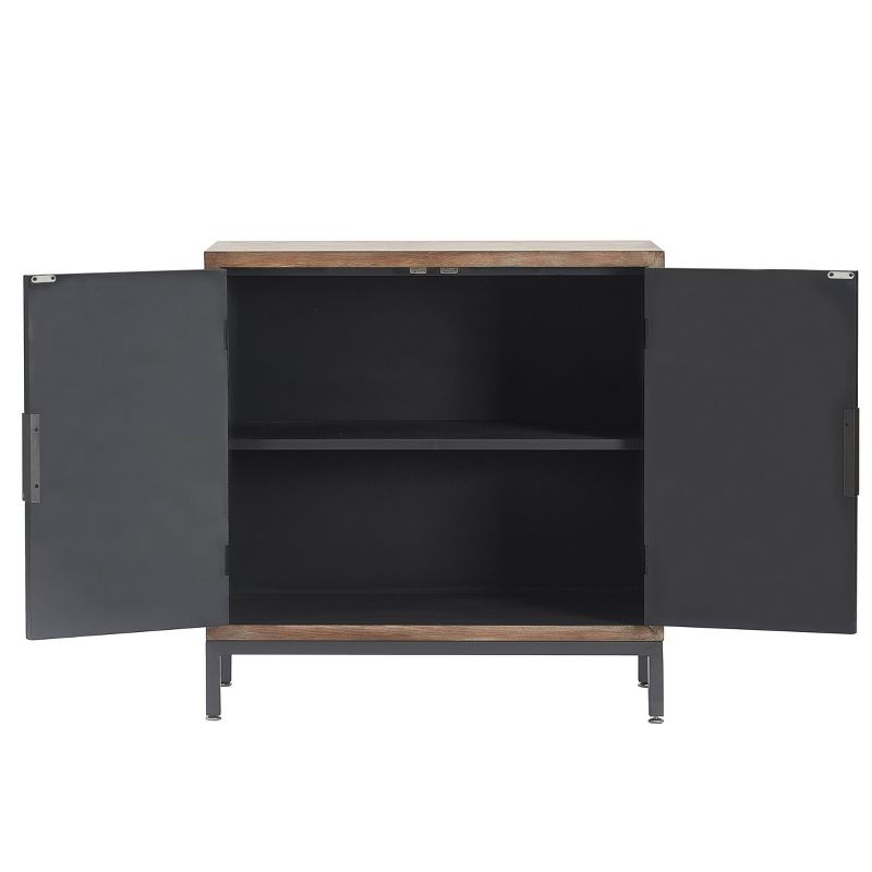 Elmhurst Cabinet Black/Brown - Finch
