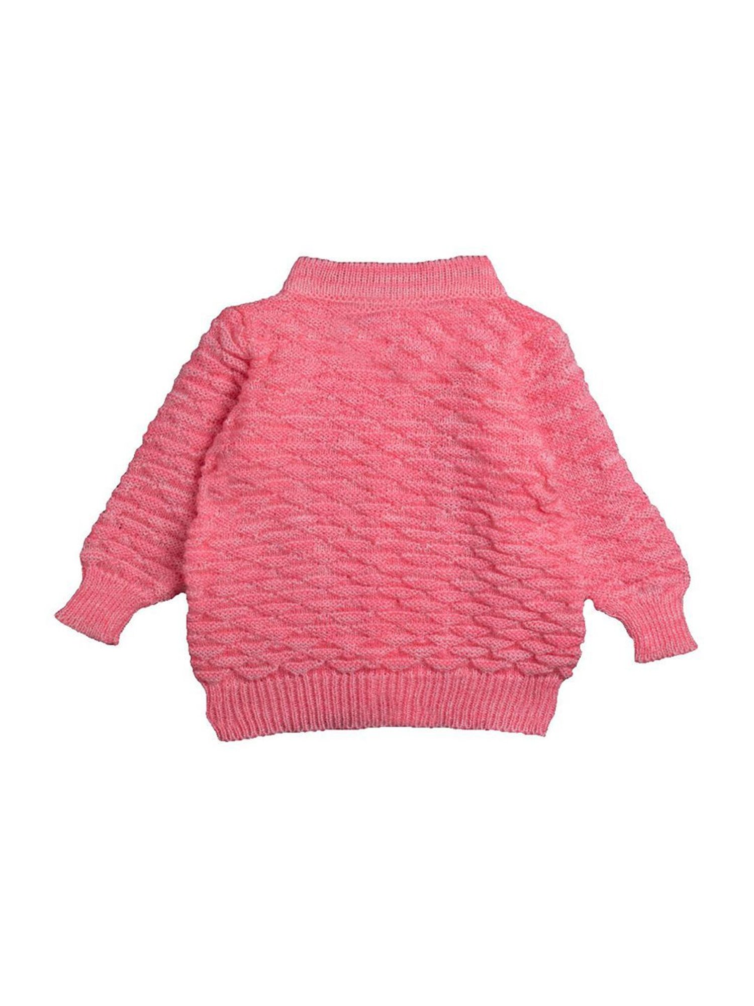 Pantaloons Baby Brown Cotton Printed Full Sleeves Sweater