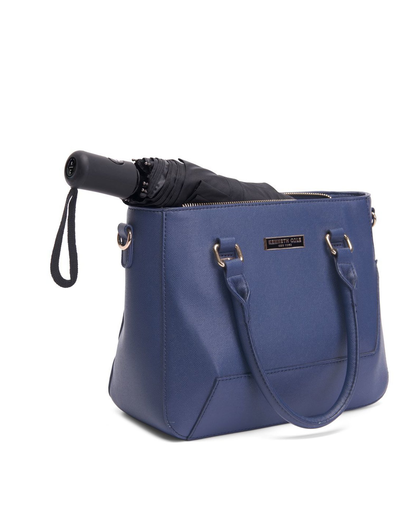 Kenneth Cole New York Mini UV Protection Black Umbrella