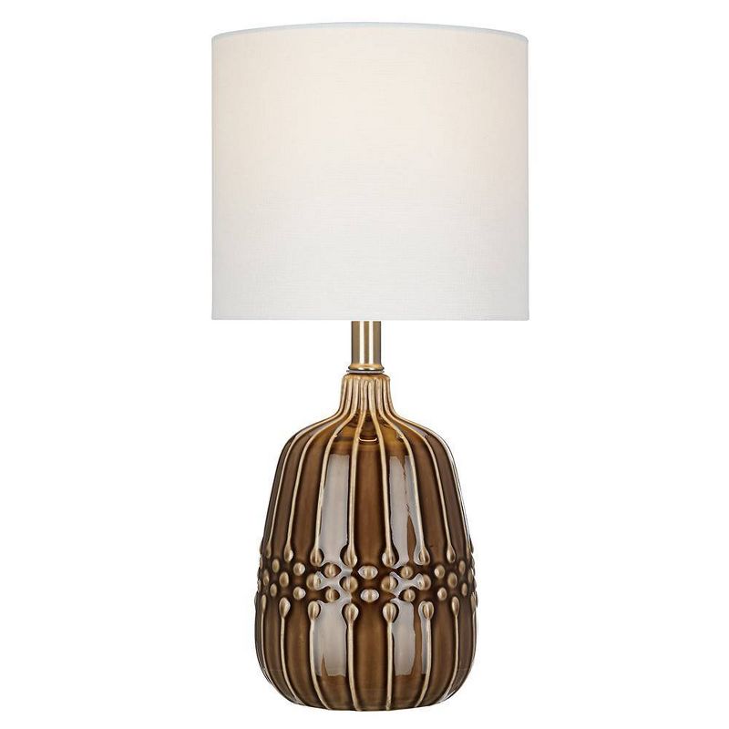 19" Ceramic Accent Lamp Bronze  - Cresswell Lighting